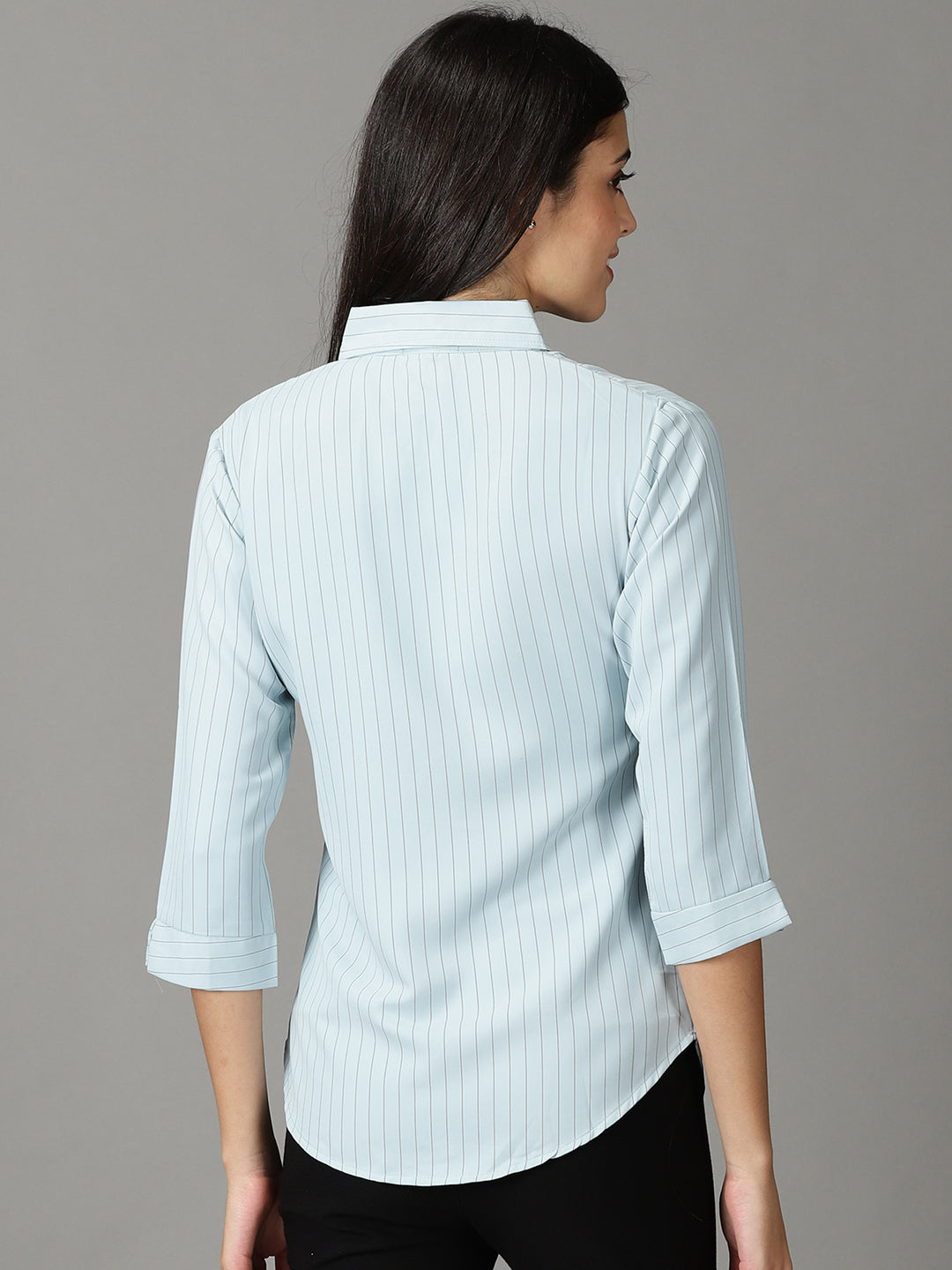 Women's Blue Buffalo Checks Casual Shirt
