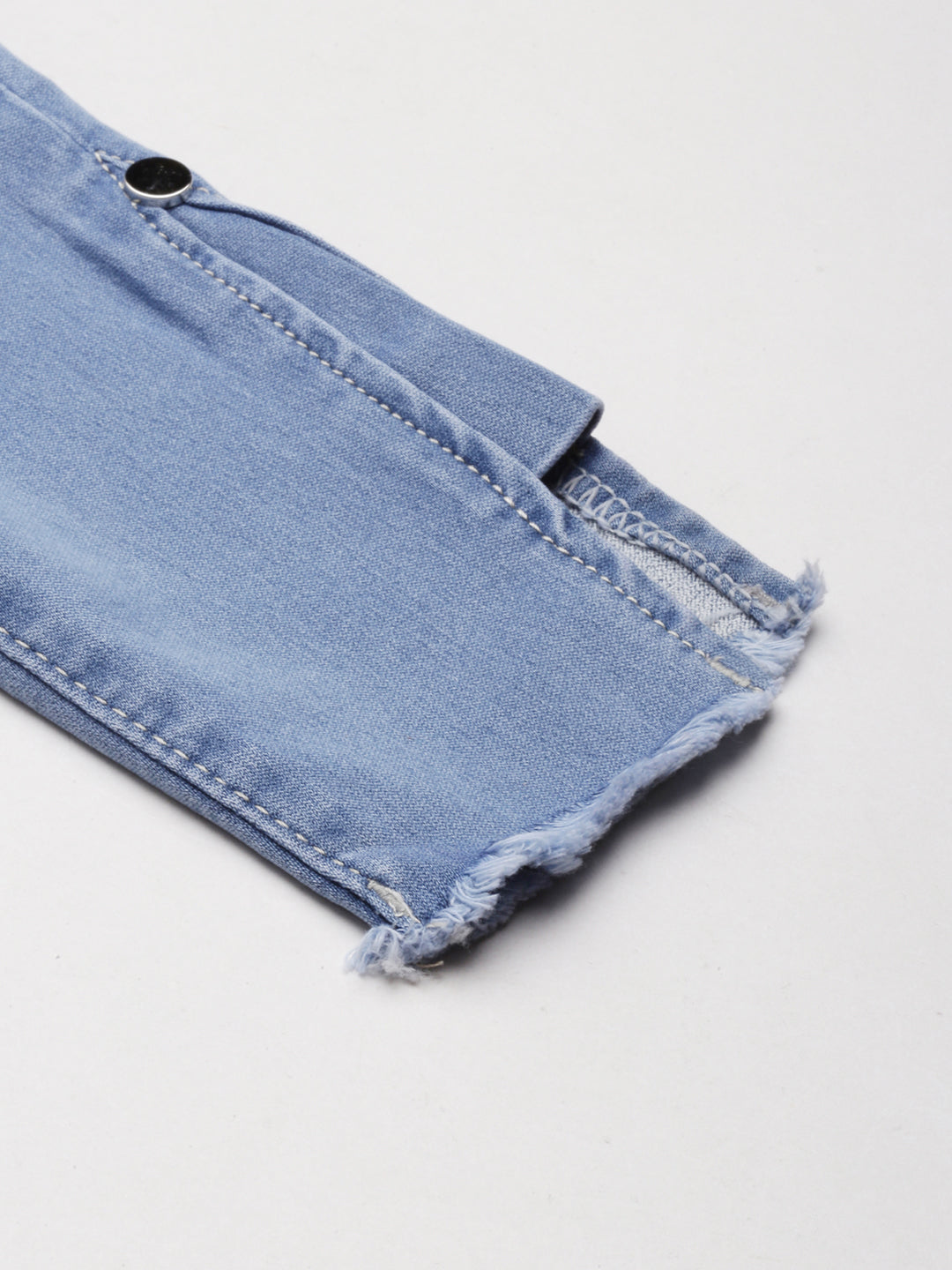 Women's Blue Skinny Fit Light Fade Acid Wash Denim Jeans
